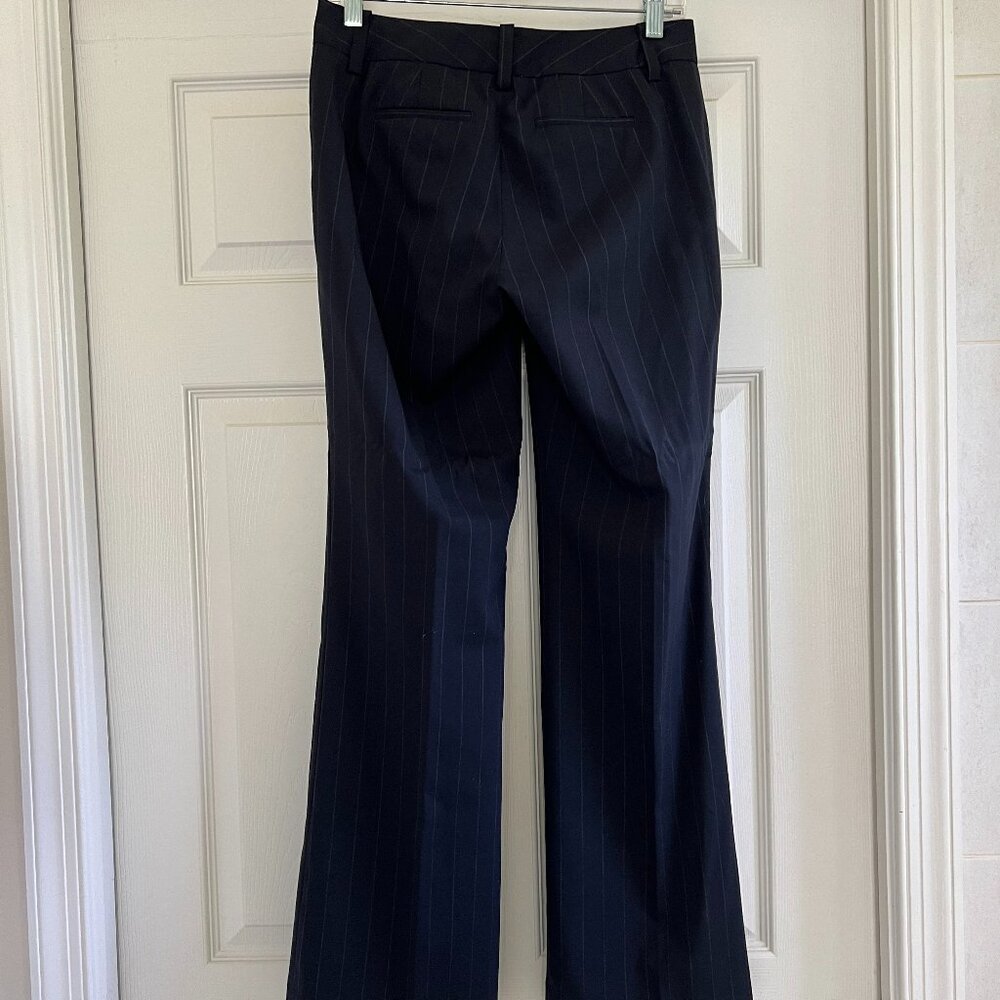 Banana Republic Martin Fit Navy Blue Stripe Dress Pants Size 2S